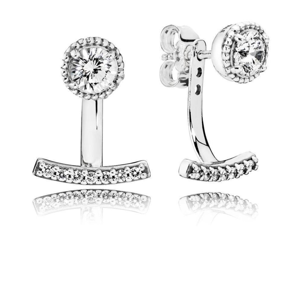 Pandora Abstract Elegance Adjustable Stud Earrings